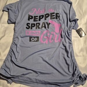 Blue Graphic Women's Top